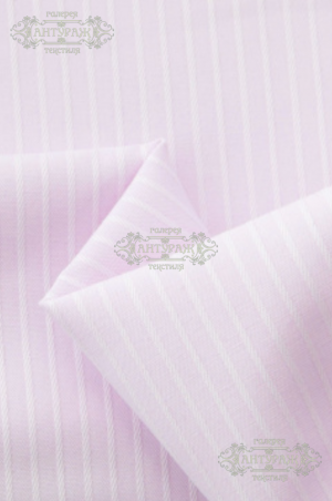 Ткань сорочечная смешанная, 115г/м2, 58% пэ, 42% хл., (арт 110) окрашенная, ш.150см, цв.1-розовый