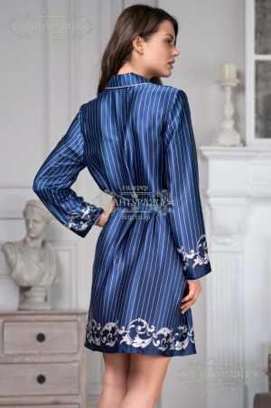 Рубашка Mia Amore 8617 "Barocco" (3XL синий)