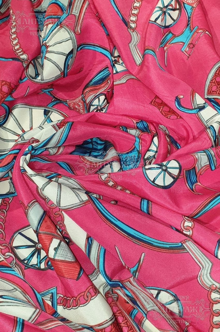 Ткань плательная "Фламенко" 16.3 95% п/э, 5% спандекс, 80 г/м2, шир. 150 см