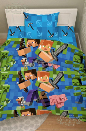 Комплект постельного белья "Василек-ТИНЕЙДЖЕР" бязь 10202-1