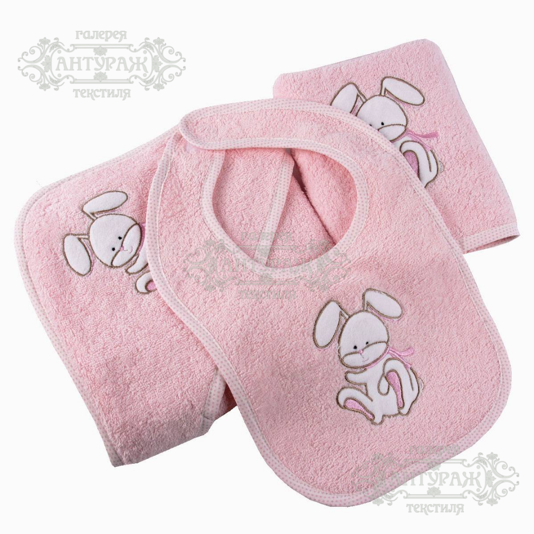 Набор для ванной Агуа детский Rabbit  (Розовый)