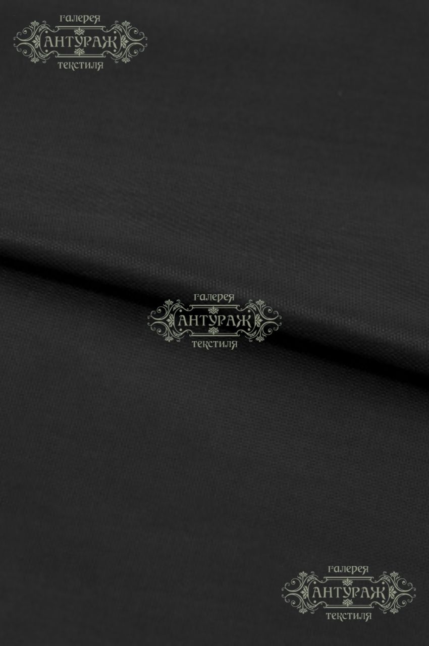 Ткань подкладочная Таффета 210Т, Black/черный, 54 г/м2, антистатик, шир. 150 см