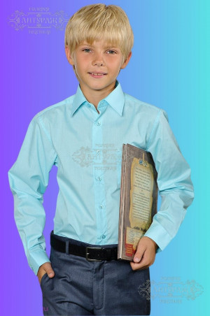 Рубашка для мальчика FARASAT (ТИФФАНИ. ШАМПАНЬ,РОЗОВАЯ) 