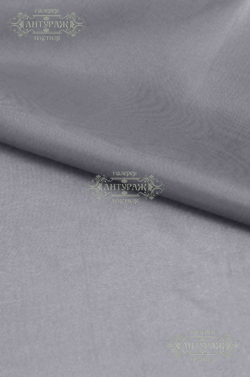 Ткань подкладочная поливискоза "Твил" серый